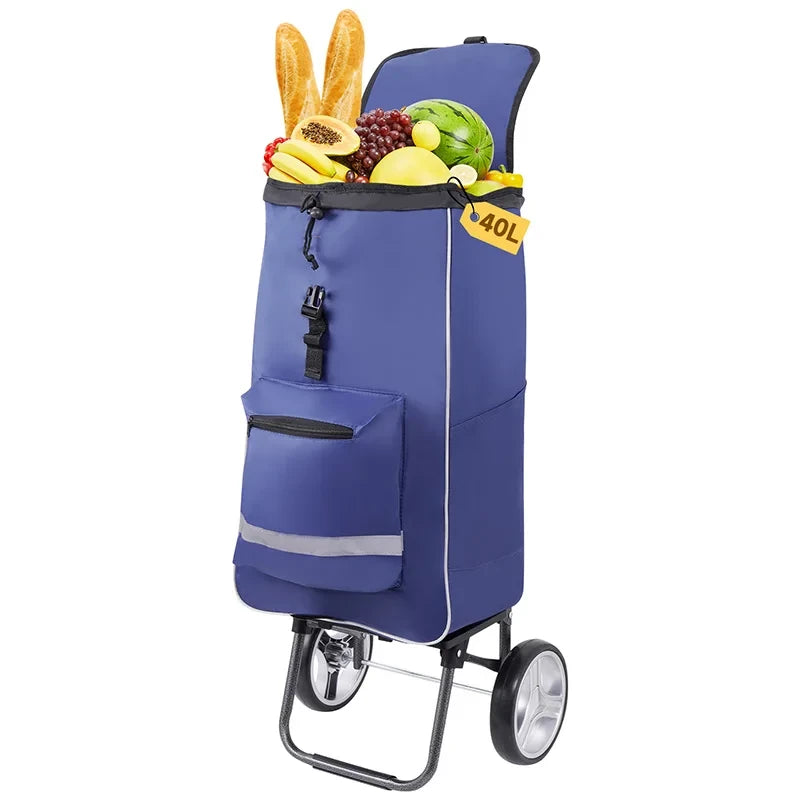Folding Stair Climbing Shopping Cart