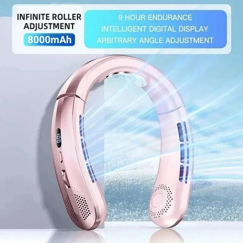 Portable Rechargeable Bladeless Neck Fan
