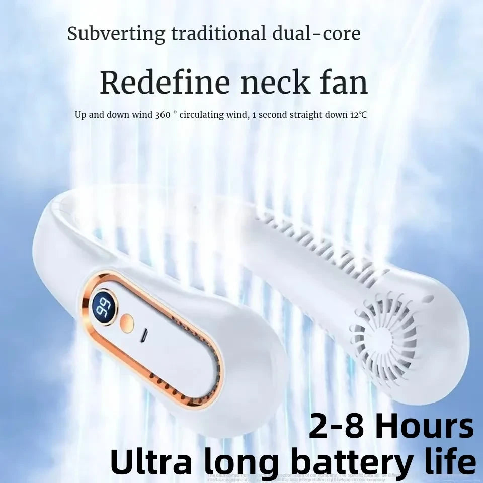 Portable Rechargeable Bladeless Neck Fan