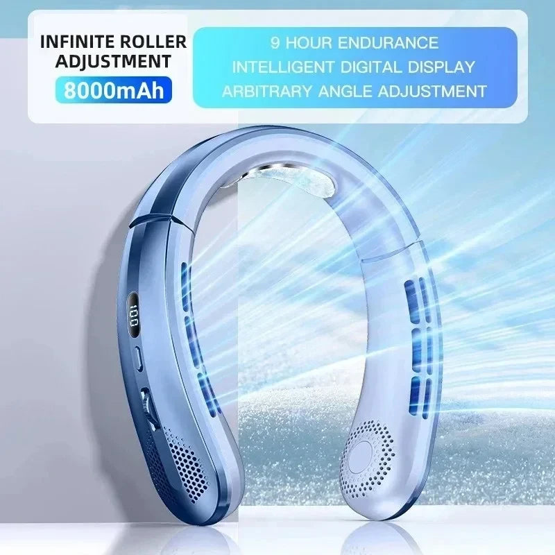 Portable Rechargeable Bladeless Neck Fan