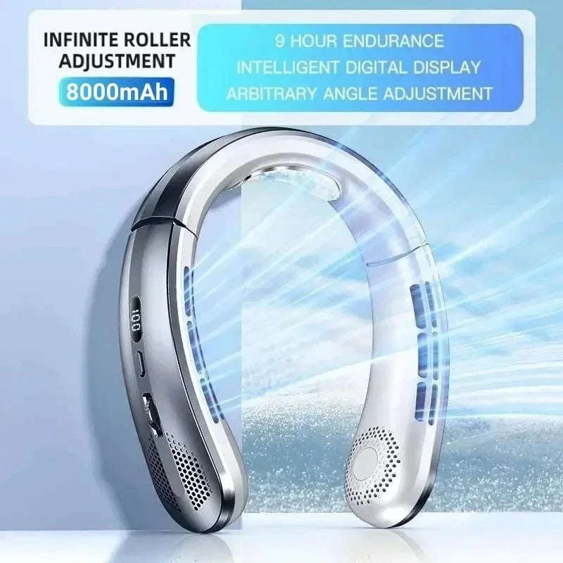 Portable Rechargeable Bladeless Neck Fan