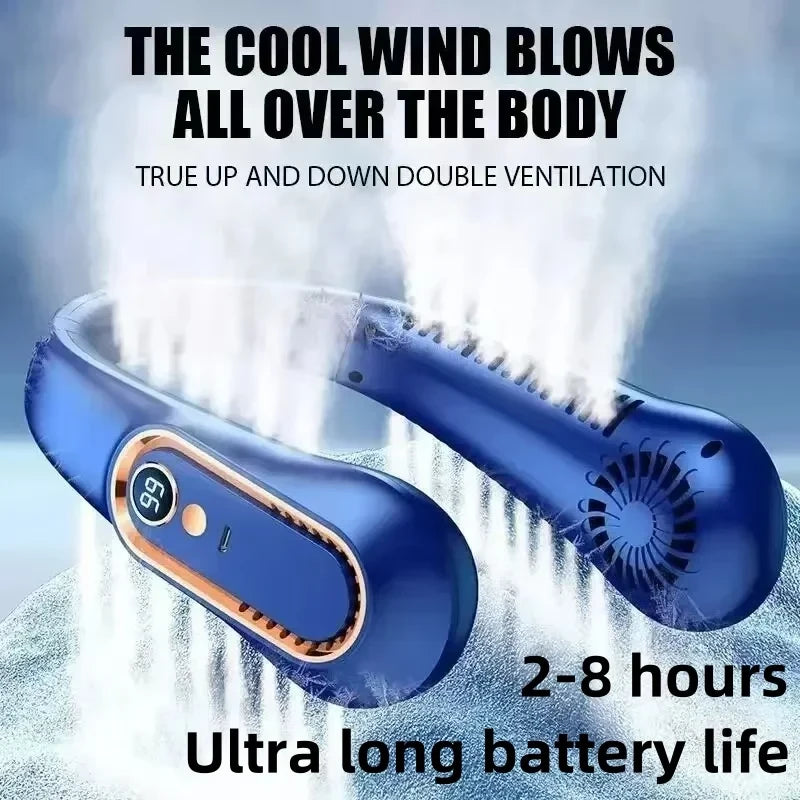 Portable Rechargeable Bladeless Neck Fan