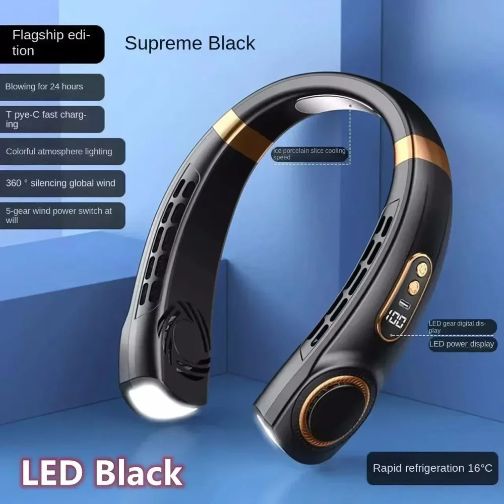 Portable Rechargeable Bladeless Neck Fan