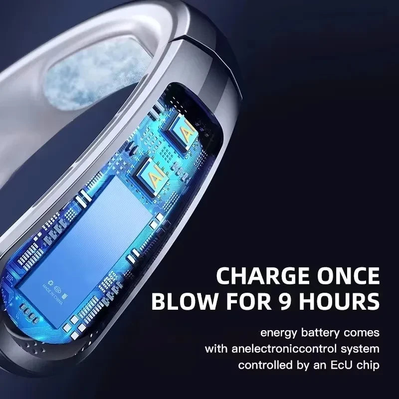 Portable Rechargeable Bladeless Neck Fan