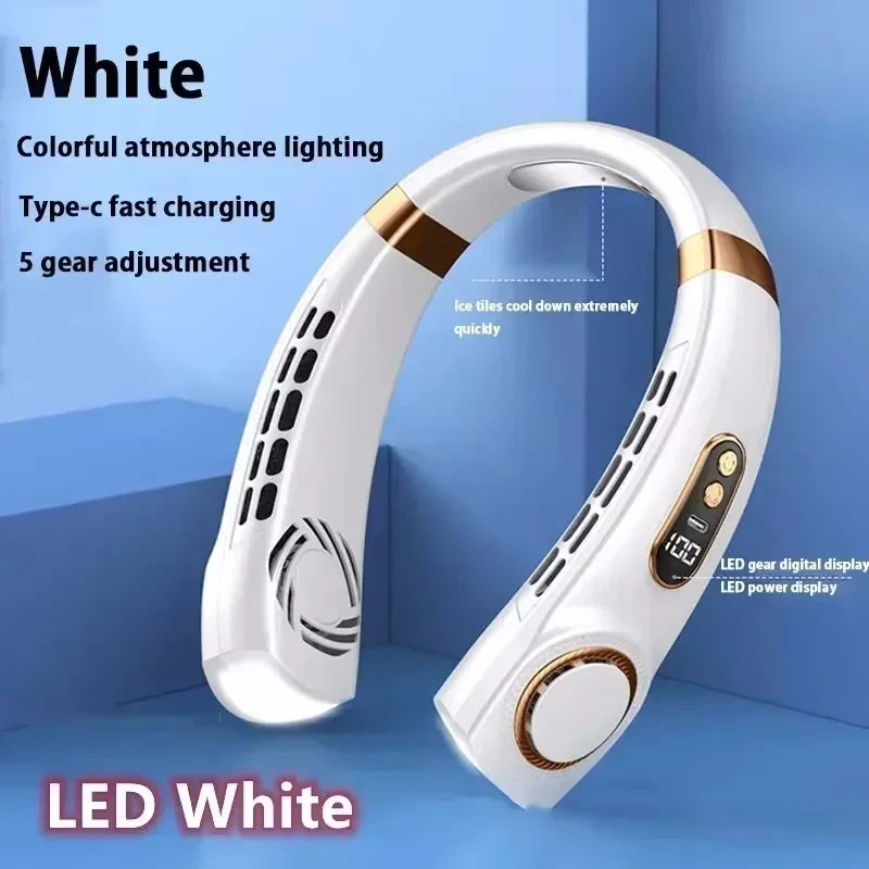 Portable Rechargeable Bladeless Neck Fan